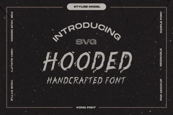 Discover Hooded: A Playful Display Font for Creative Projects