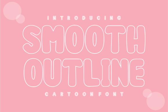 Discover the Airy Charm of Smooth Outline Font