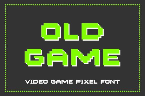 The Old Game Pixel Font: A Nostalgic Typeface for Modern Projects