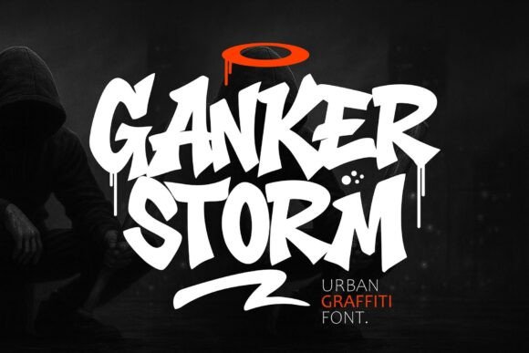 Unleash Urban Energy with the Ganker Storm Typeface