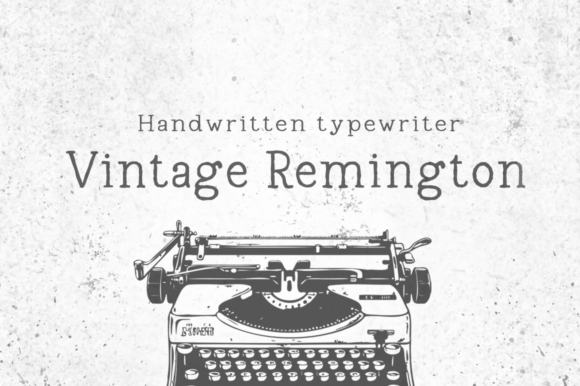 Vintage Remington: The Typewriter Display Font for Creative Edge