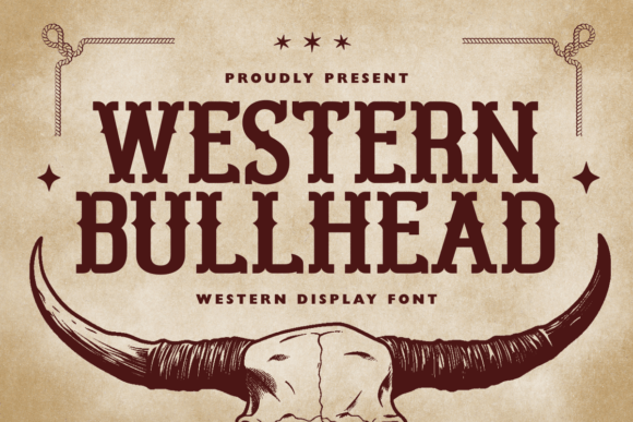 Western Bullhead: The Display Font with Vintage Western Charm